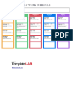 Weekly Work Schedule (27-31 NOV 2023)