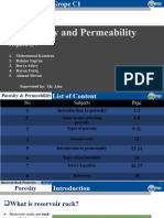 Porosity and Permeability