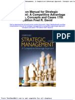 Solution Manual For Strategic Management A Competitive Advantage Approach Concepts and Cases 17th Edition Fred R David 2
