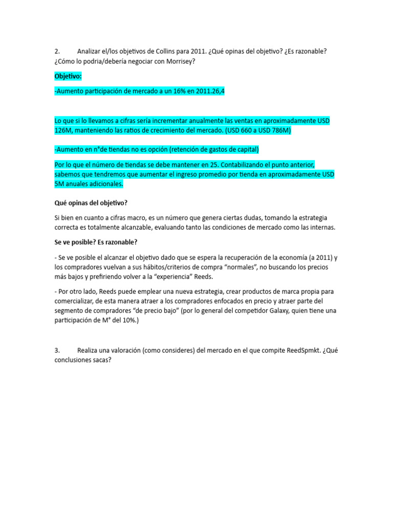 Reeds Supermarket PDF Marketing Mercado (economía)