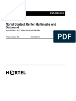 NCC Multimedia and Outbond Installation and Maintenance Guide