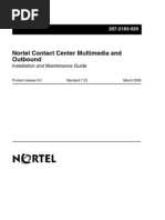 NCC Multimedia and Outbond Installation and Maintenance Guide