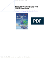Nursing in Todays World Ellis 10th Edition Test Bank