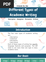 AW-Types of Academic Writing