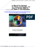 Solution Manual For Strategic Management Theory and Practice 3rd Edition John A Parnell Isbn 10 142662882x Isbn 13 9781426628825