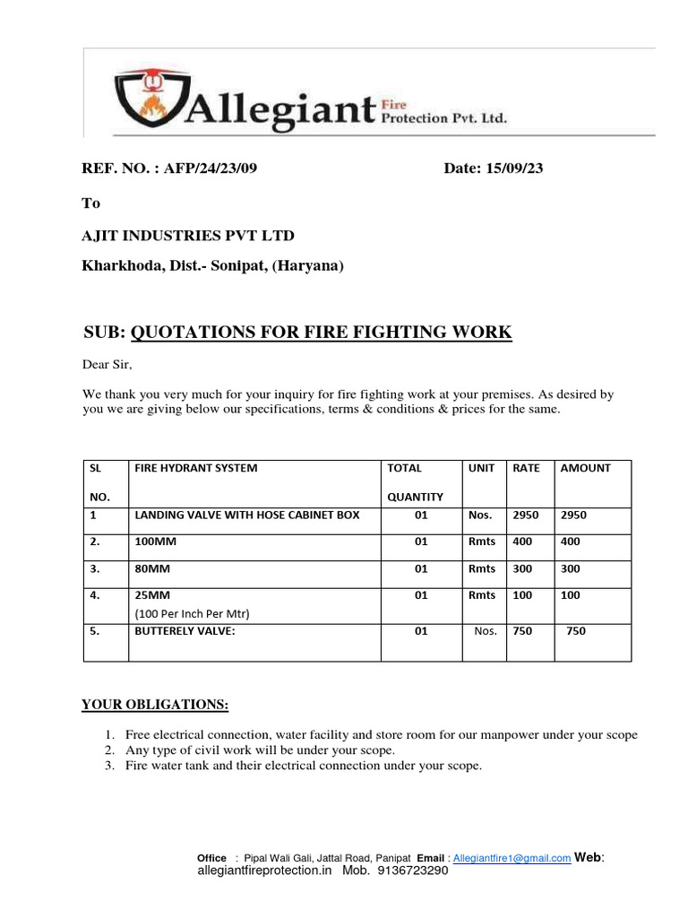 Quotation (2) Fire PDF