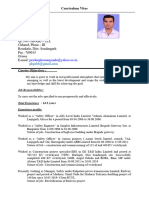 Pradeep Resume - Safety