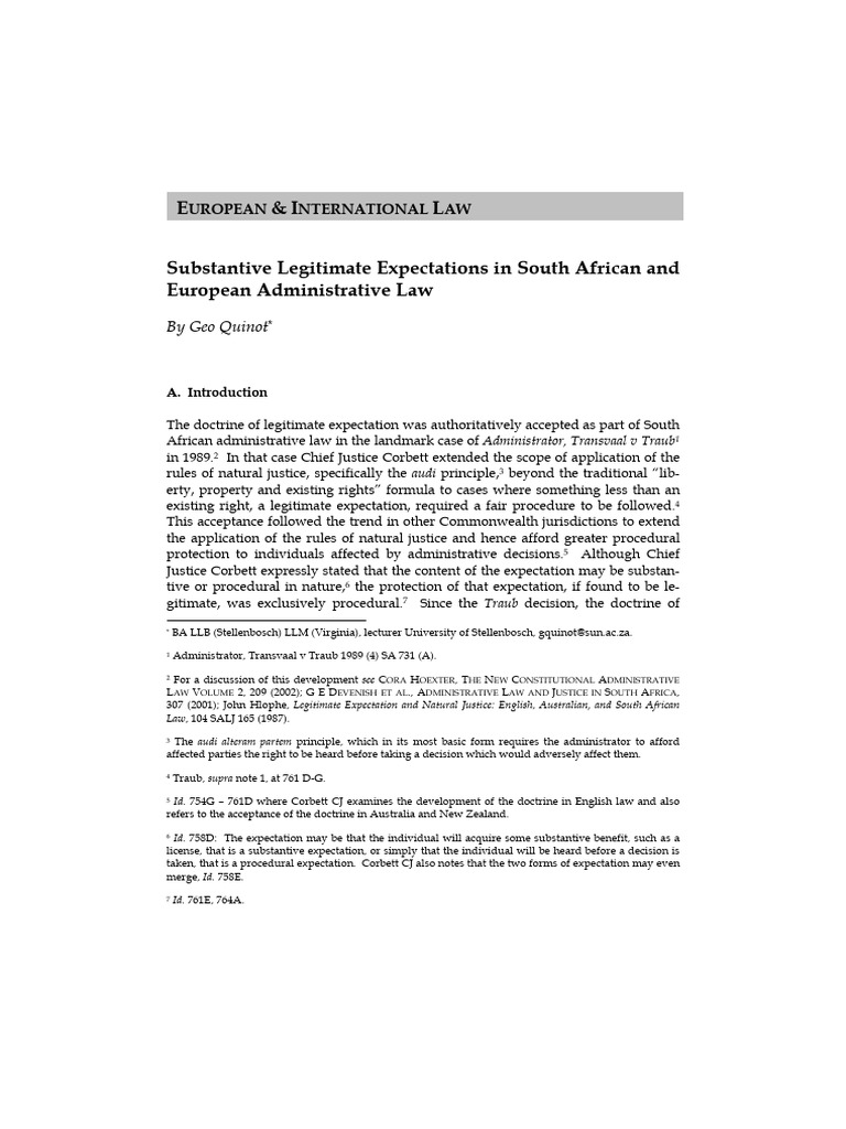 Case Studies Examples of Substantive Law PDF European Union Law