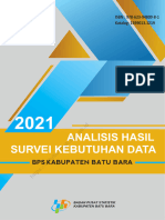 Analisis Hasil Survei Kebutuhan Data BPS Kabupaten Batu Bara 2021