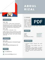 Putih Abu Abu Creative Konten Kreator Resume Template