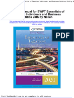 Solution Manual For SWFT Essentials of Taxation Individuals and Business Entities 23th by Nellen