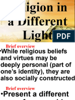 1A INTRODUCTION Religion in A Different Light