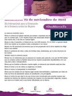 Manifiesto 25n 2023