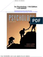Test Bank For Psychology 11th Edition 11th Edition