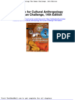 Test Bank For Cultural Anthropology The Human Challenge 14th Edition
