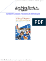 Test Bank For Cultural Diversity in Health and Illness 8th Edition Rachel e Spector