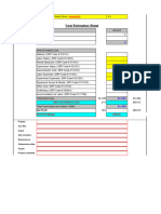 Cost Estimation - Jotun