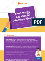 30 - 1 - 1 - Swiggy - Candidate Interview