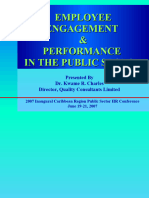 Employee Engagement & Performance in The Public Sector