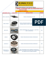 Kingtec Tensioner and Pulley List India