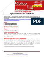 Boletín Diario de Empleo Público (29 de Noviembre de 2023)