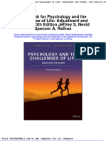 Test Bank For Psychology and The Challenges of Life Adjustment and Growth 13th Edition Jeffrey S Nevid Spencer A Rathus