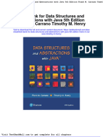 Test Bank For Data Structures and Abstractions With Java 5th Edition Frank M Carrano Timothy M Henry