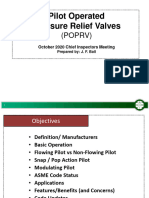 Pilot Operated Pressure Relief Valves