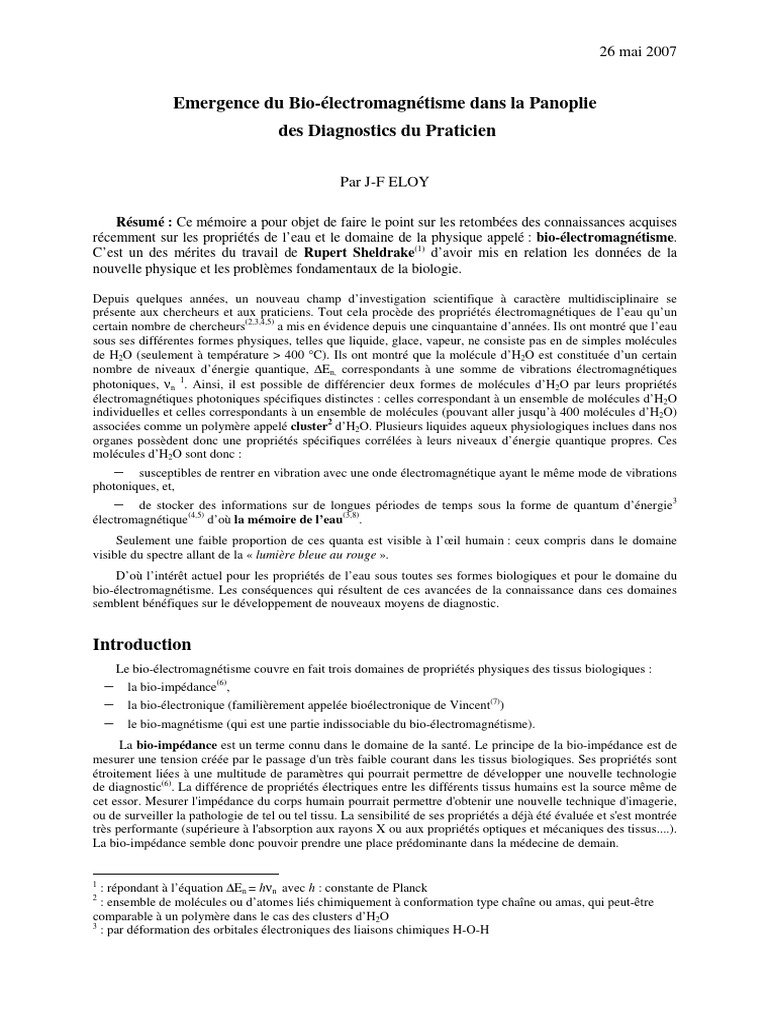 Bio em | PDF | Ph | Membrane cellulaire