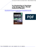 Test Bank For Introduction To Sociology 5th Edition by George Ritzer Wendy Wiedenhoft Murphy