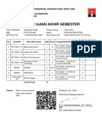 Kartu Ujian Akhir Semester - D1041231082