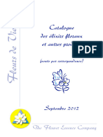 Catalogue Des Elixirs Floraux