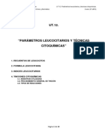 Ut.12. Parámetros Leucocitarios y Técnicas Citoquímicas