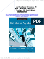 Test Bank For Database Systems An Application Oriented Approach Compete Version 2 e 2nd Edition 0321268458