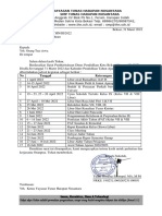 307 - Surat Pemberitahuan Jadwal Kegiatan