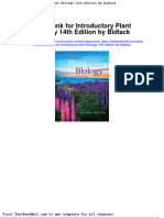 Test Bank For Introductory Plant Biology 14th Edition by Bidlack