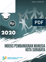 Indeks Pembangunan Manusia Kota Surabaya 2020