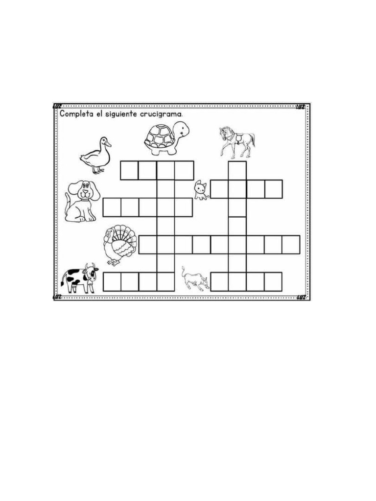 Crucigramas 1 basico pdf