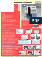 Fiche Simplifiée Du GX - Mode Variant: Procédure de Démarrage