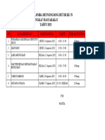 Jadwal Lomba Masyarakat