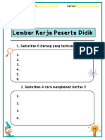 LKPD Kelas 3 Tema 3