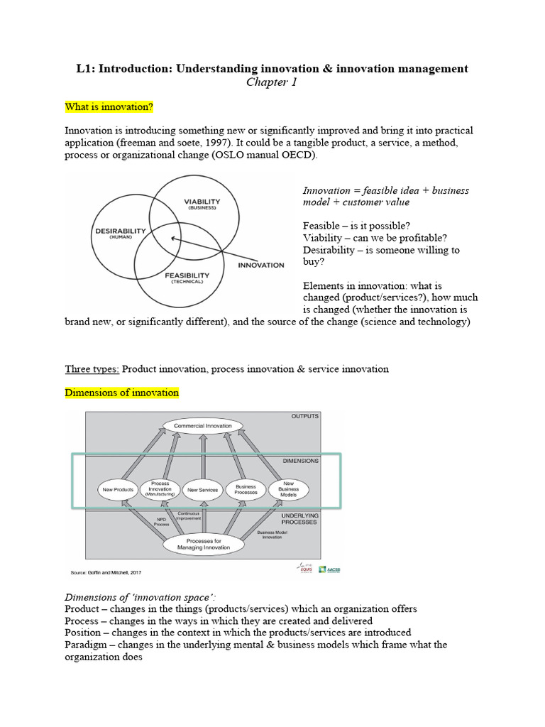 Pentathlon Framework for Innovation Management | PDF | Innovation ...