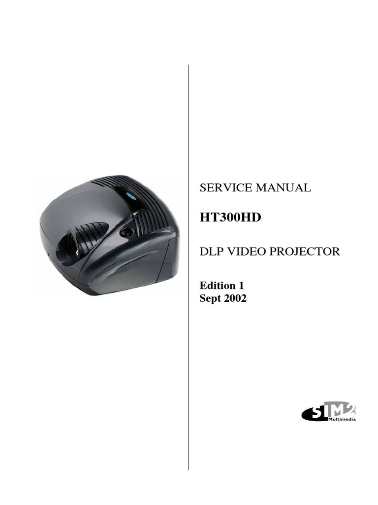HT300HD DLP Projector Service Manual | PDF | Power Supply ...