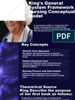 Kings General System Framework Nursing Conceptual Model