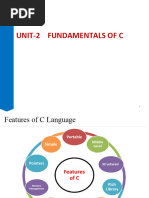 Unit-2 Fundamentals of C