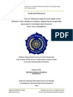 Analisis Penentuan Tindakan Perawatan Mesin Yang Optimal Pada Mesin/Alat Berat Kritis Dengan Metode