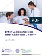 British Columbia Obstetric Triage Acuity Scale Guidance