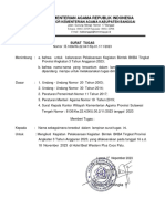 Revisi Surat Tugas Bimtek BKBA