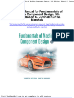 Solution Manual For Fundamentals of Machine Component Design 5th Edition Robert C Juvinall Kurt M Marshek