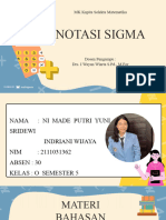 PPT MATERI NOTASI SIGMA PUTRIK